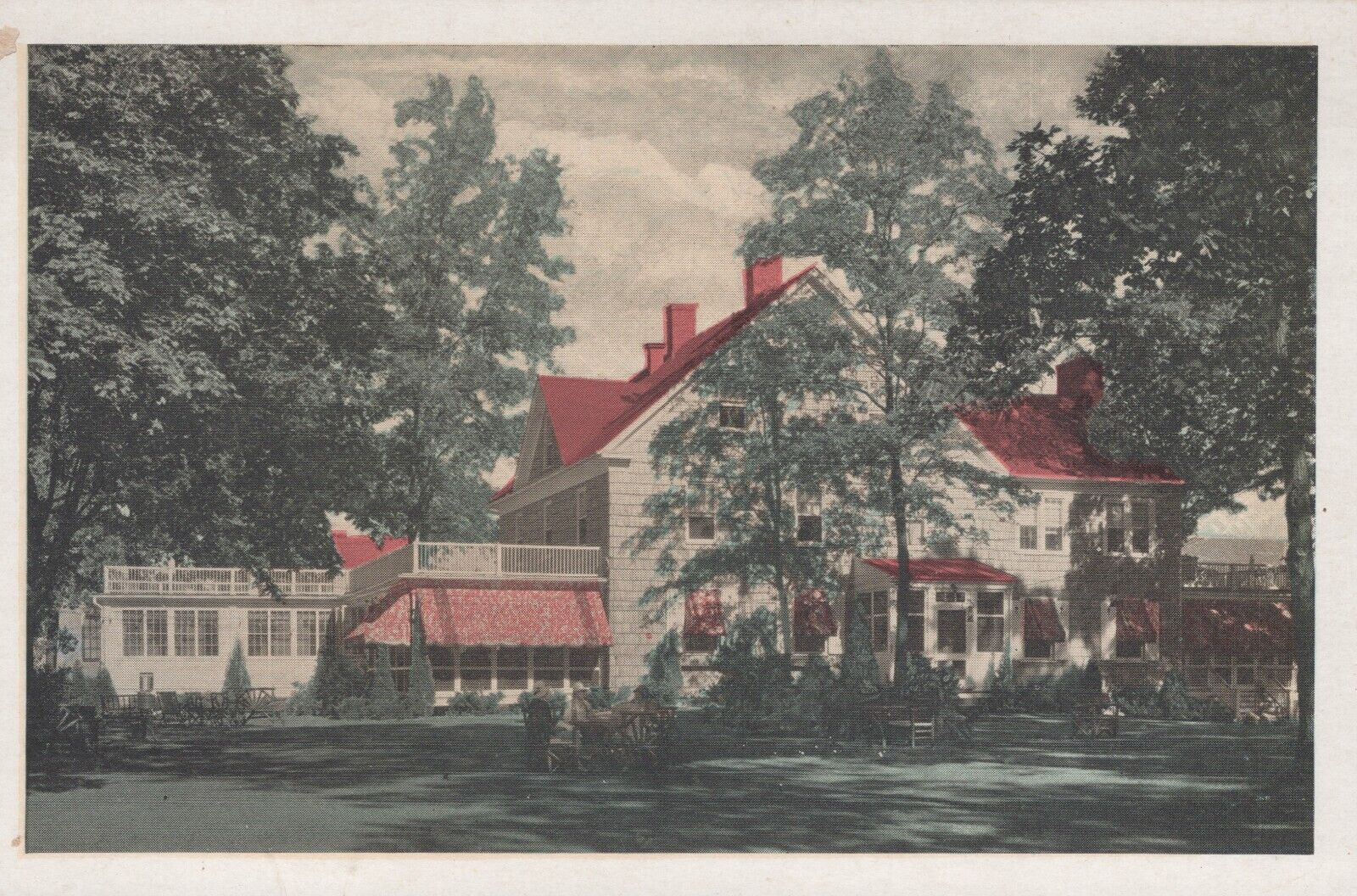 Olney Inn Maryland Columbia Pike Route 29 Postcard