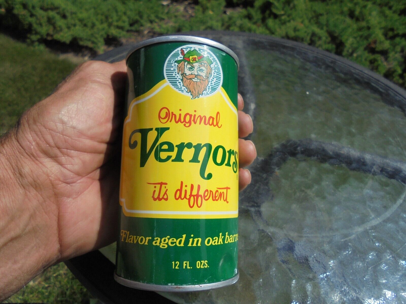 Vintage 1970s Original Vernors Soda S/S 12 oz Can Vernors Inc, Detroit Michigan