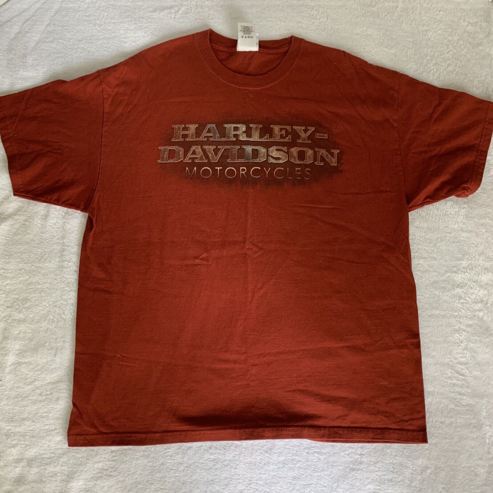 Harley-Davidson Motorcycle Big Sky Great Falls, Montana Red T-Shirt Men’s XL GC