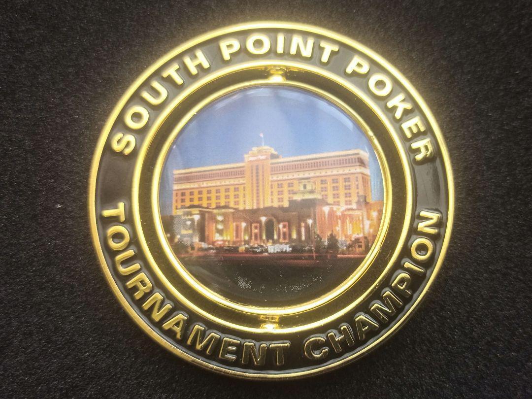 South Point Poker Tournament Winner Medal
