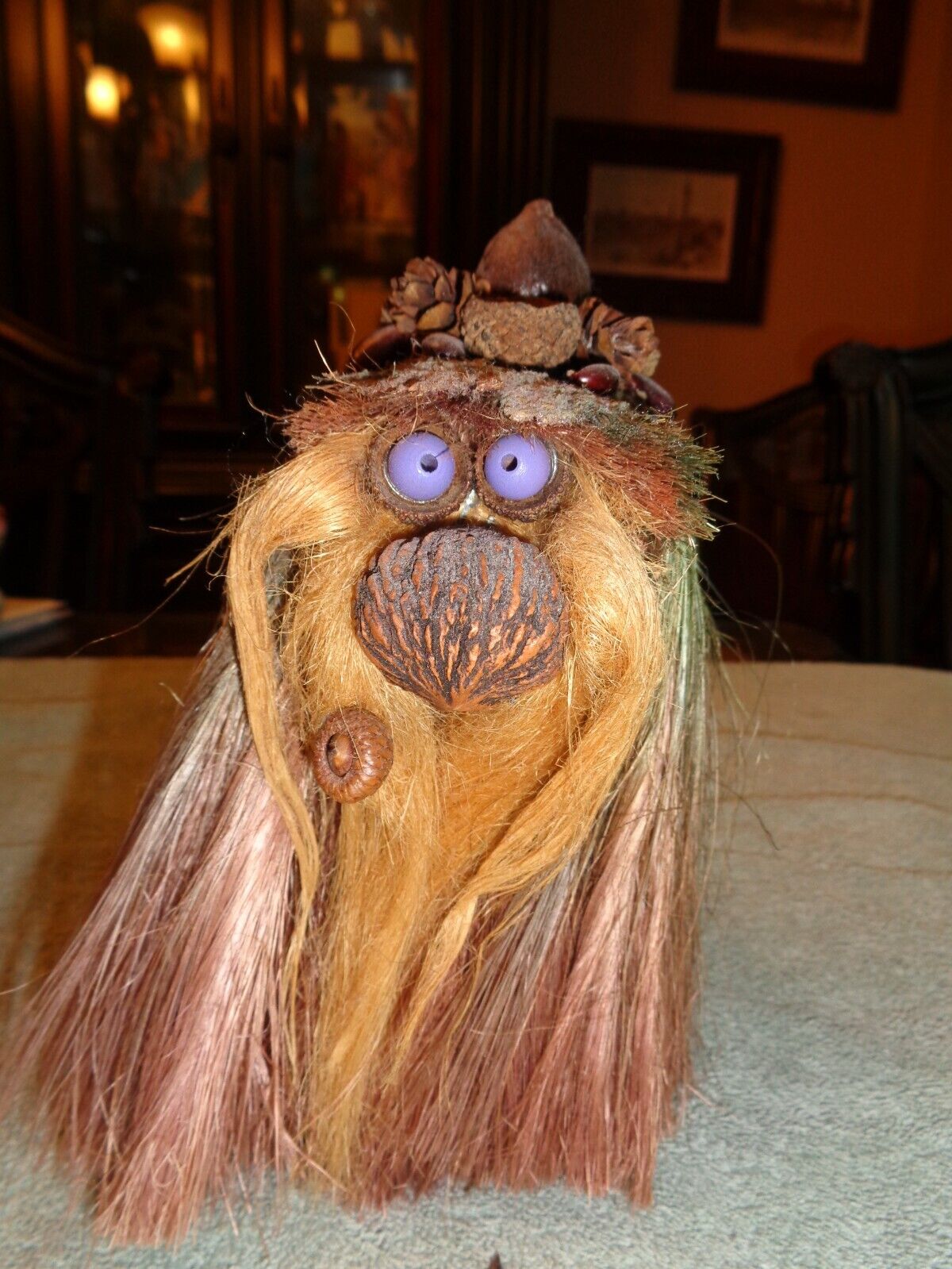 5 ARTS STUDIO HAND MADE by KEN ARENSBAK NATURE FORREST TROLL 80 YRS OLD 8\
