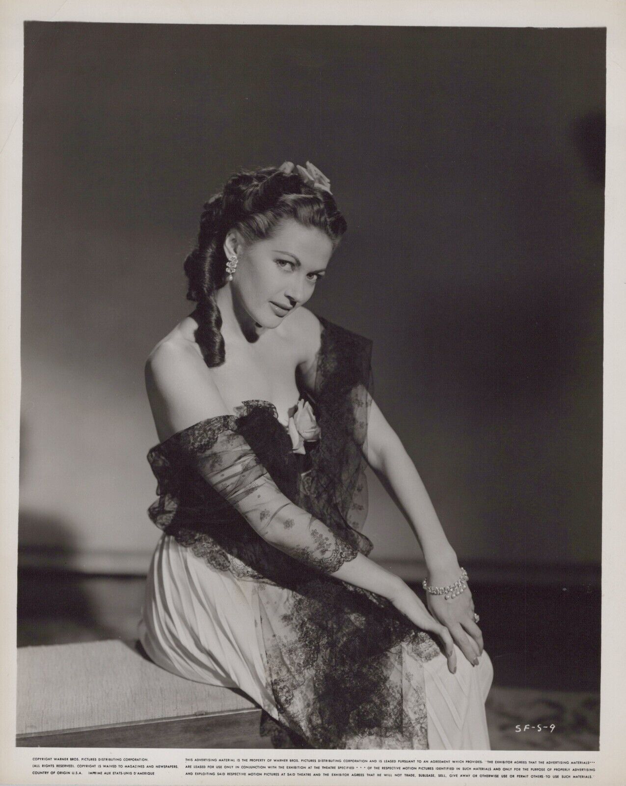 Yvonne De Carlo (1950s) ❤ Stunning Bare Shoulder - Warner Bros Photo K 345
