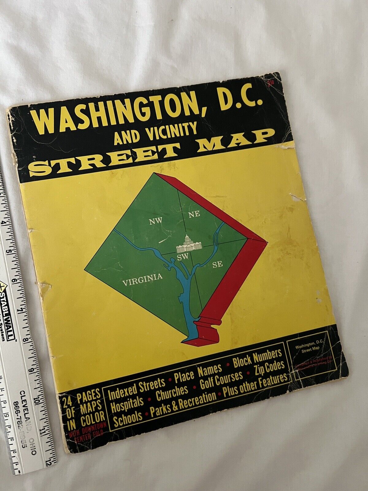 ADC\'s Street Map of WASHINGTON D.C. - Large 10\