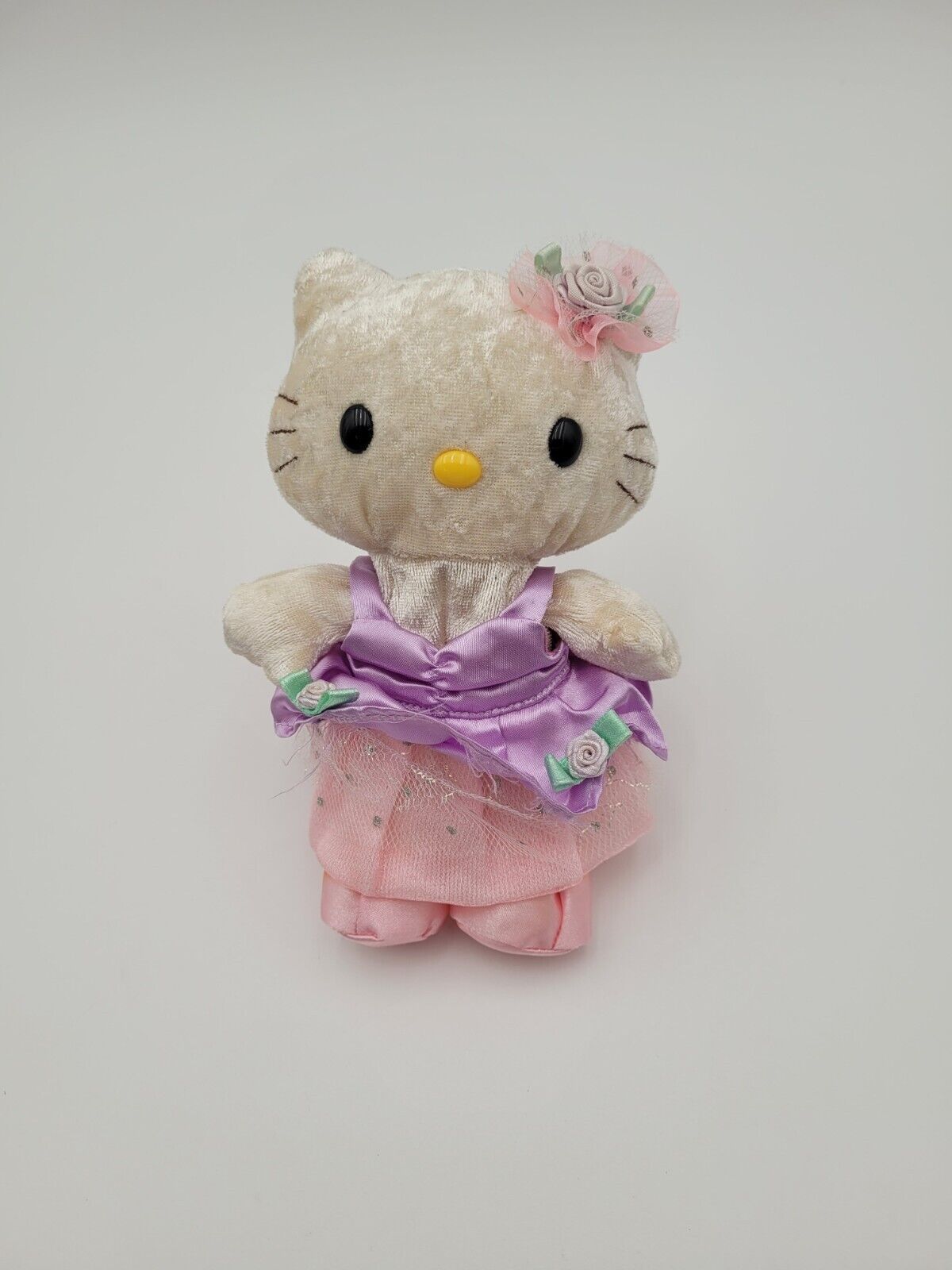 Vintage Hello Kitty Plush Velvet Ballerina Dancer Nakajima Sanrio Doll 2002