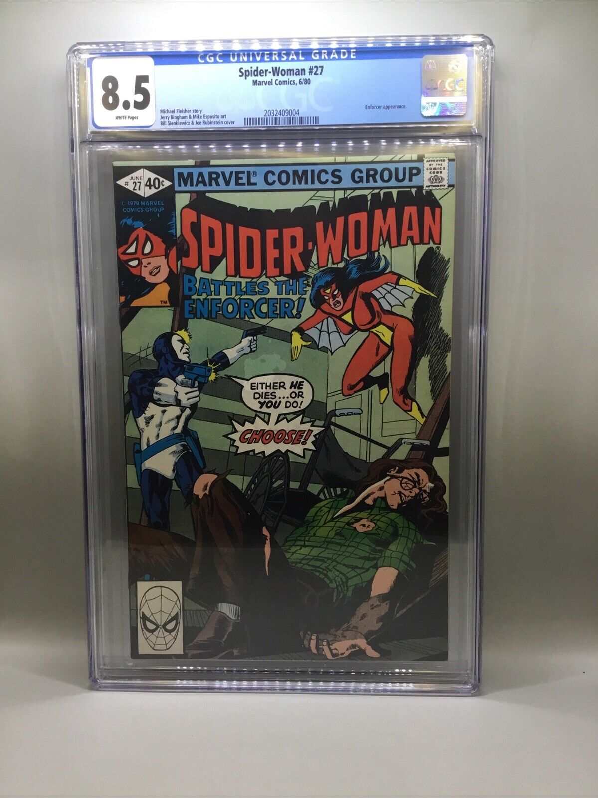 Spider-Woman #27 CGC. 8.5 White Pages