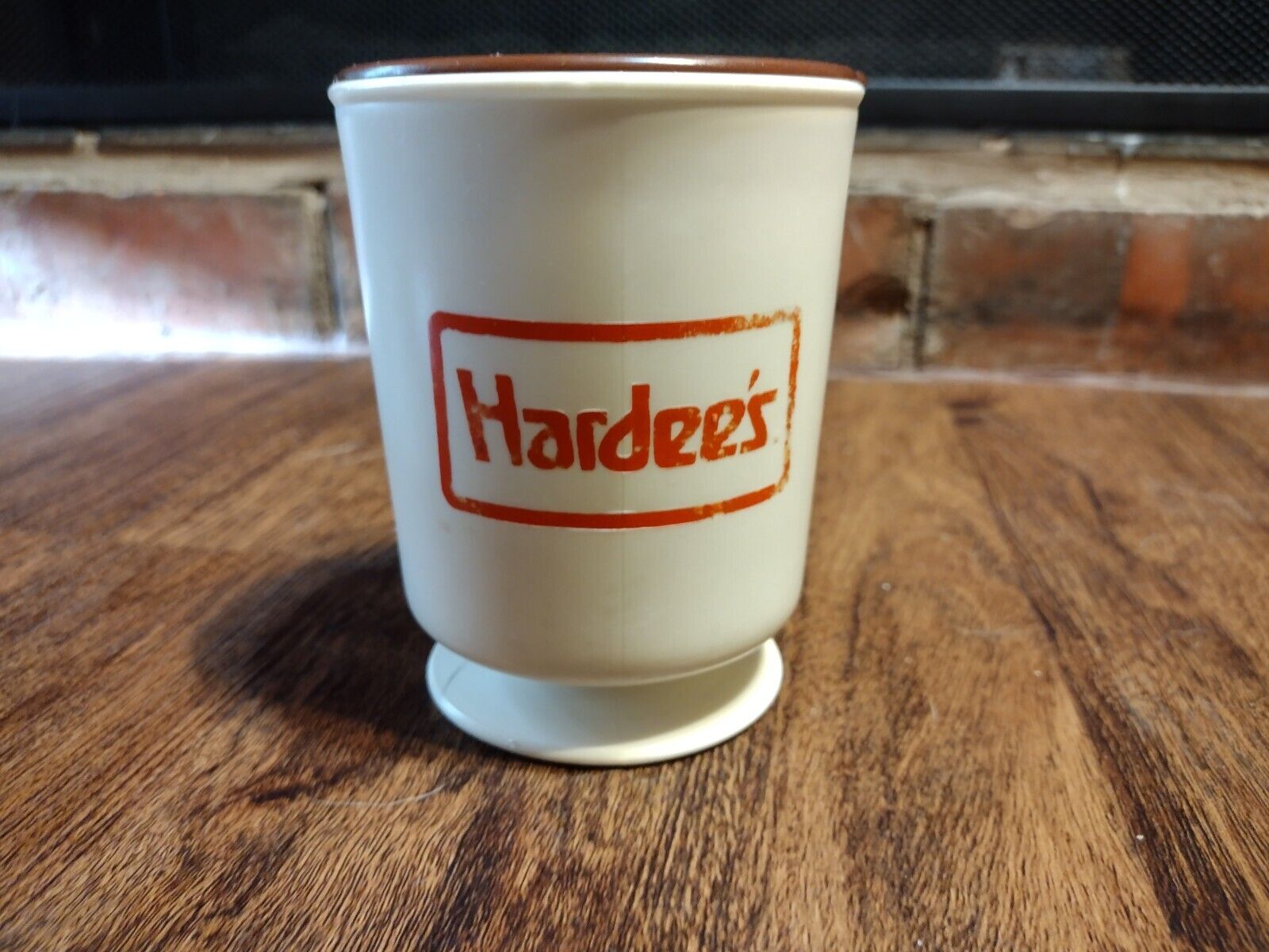 Vintage HARDEE'S Travel Coffee Cup Mug