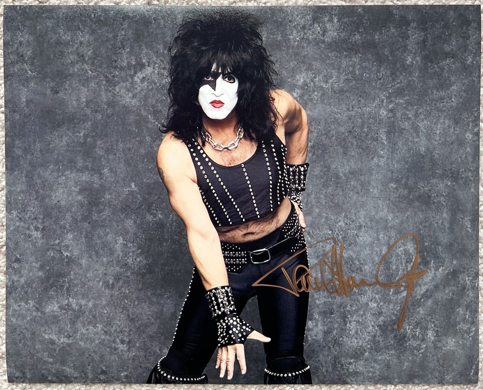 Paul Stanley Signed In Person 8x10 Photo - Authentic, KISS