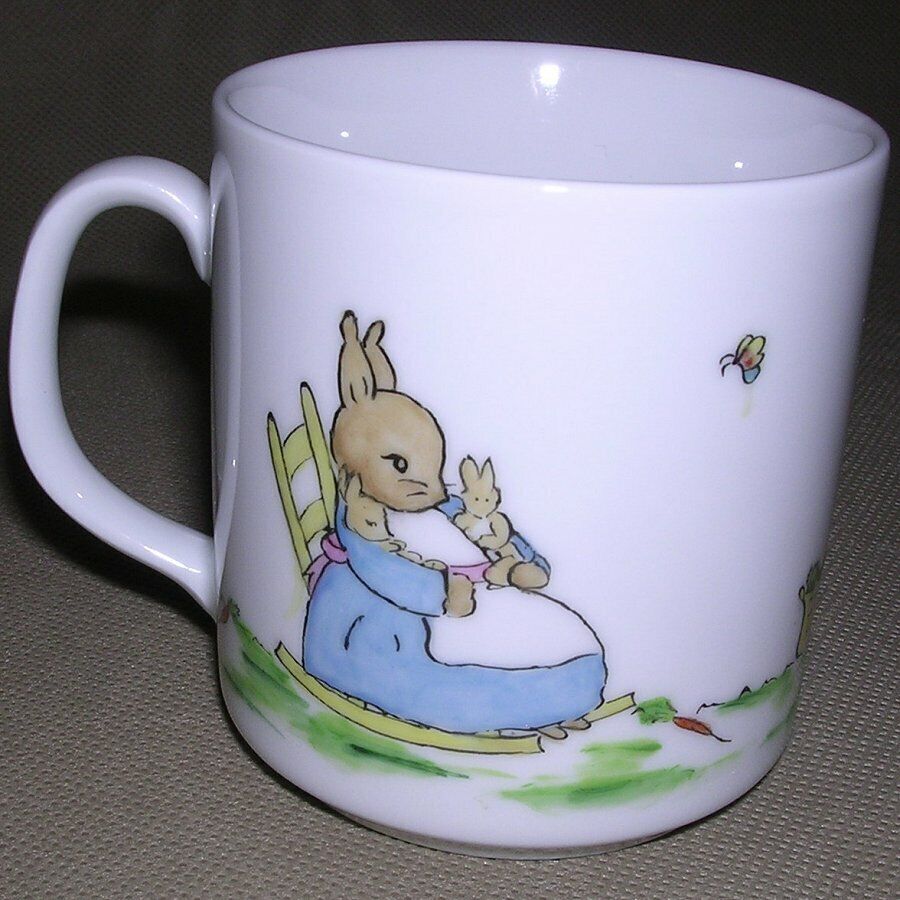 Vintage Bareuther Waldsassen Peter Rabbit Cup (Charky) Bottom numbered 90 & 4800