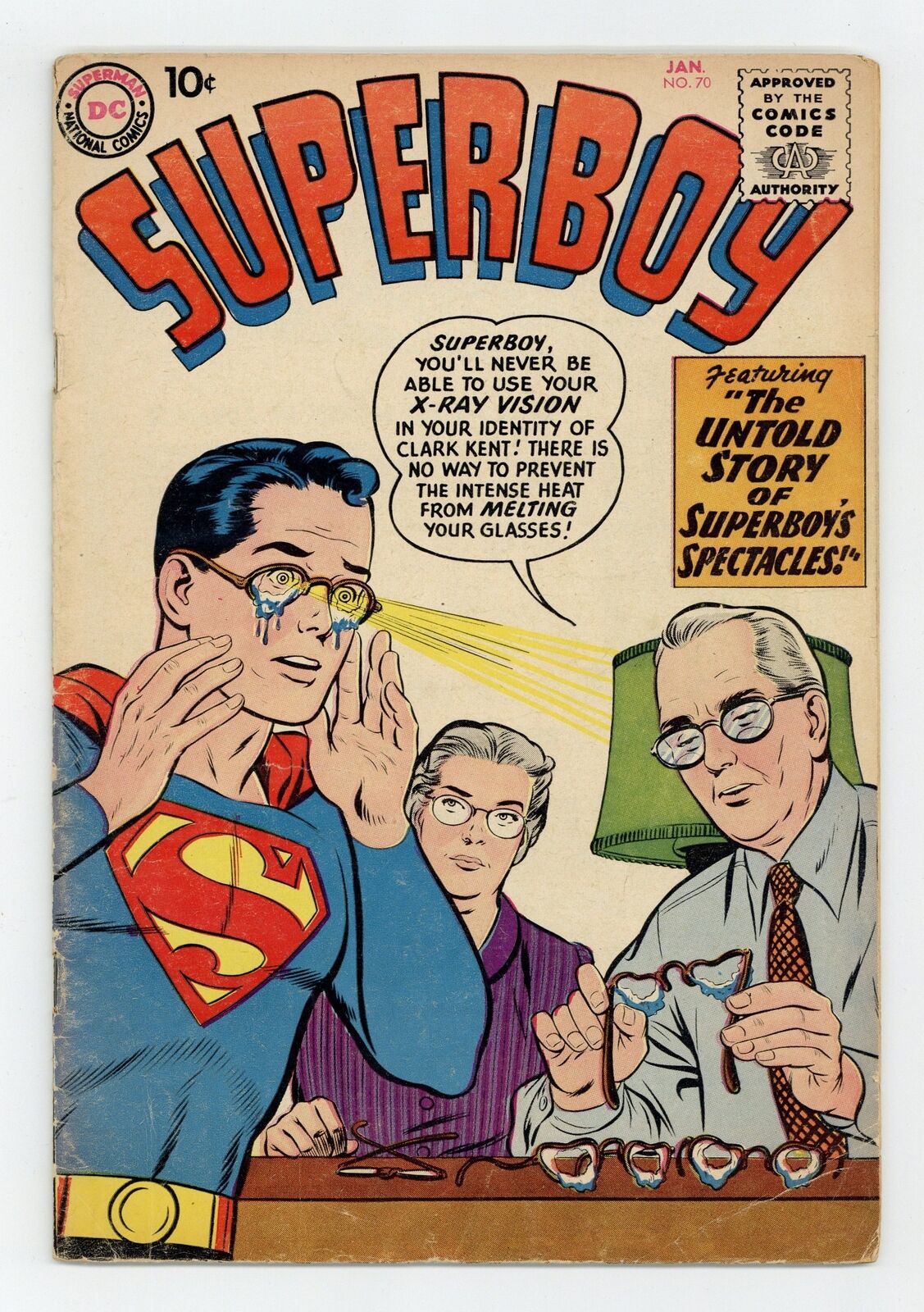 Superboy #70 GD/VG 3.0 1959