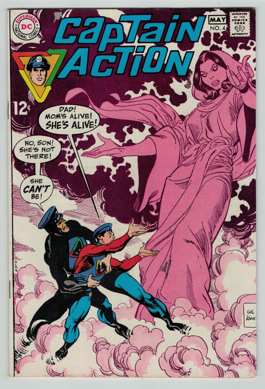 Captain Action 4 DC Comics 1969 Ideal toy FN Fine+