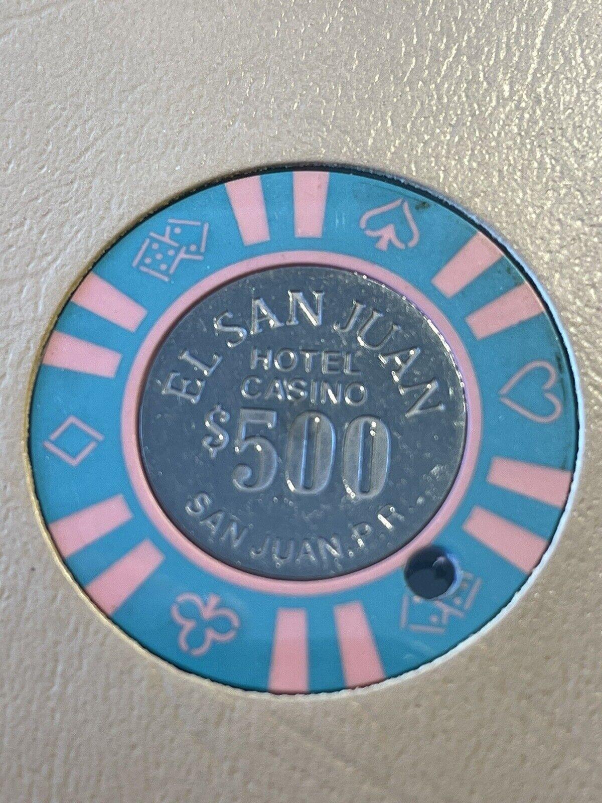 $500 El San Juan Puerto Rico Casino Chip ESJ-500a ***Rare***