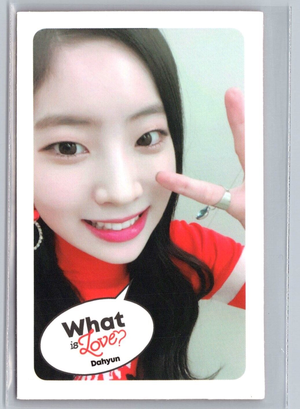 TWICE- DAHYUN WHAT IS LOVE OFFICIAL ALBUM PHOTOCARD (US SELLER)