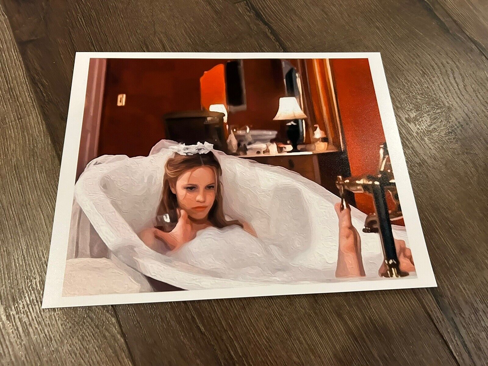 THE NOTEBOOK RACHEL MCADAMS Art Print Photo 11x14 TUB Bathroom Wedding Dress