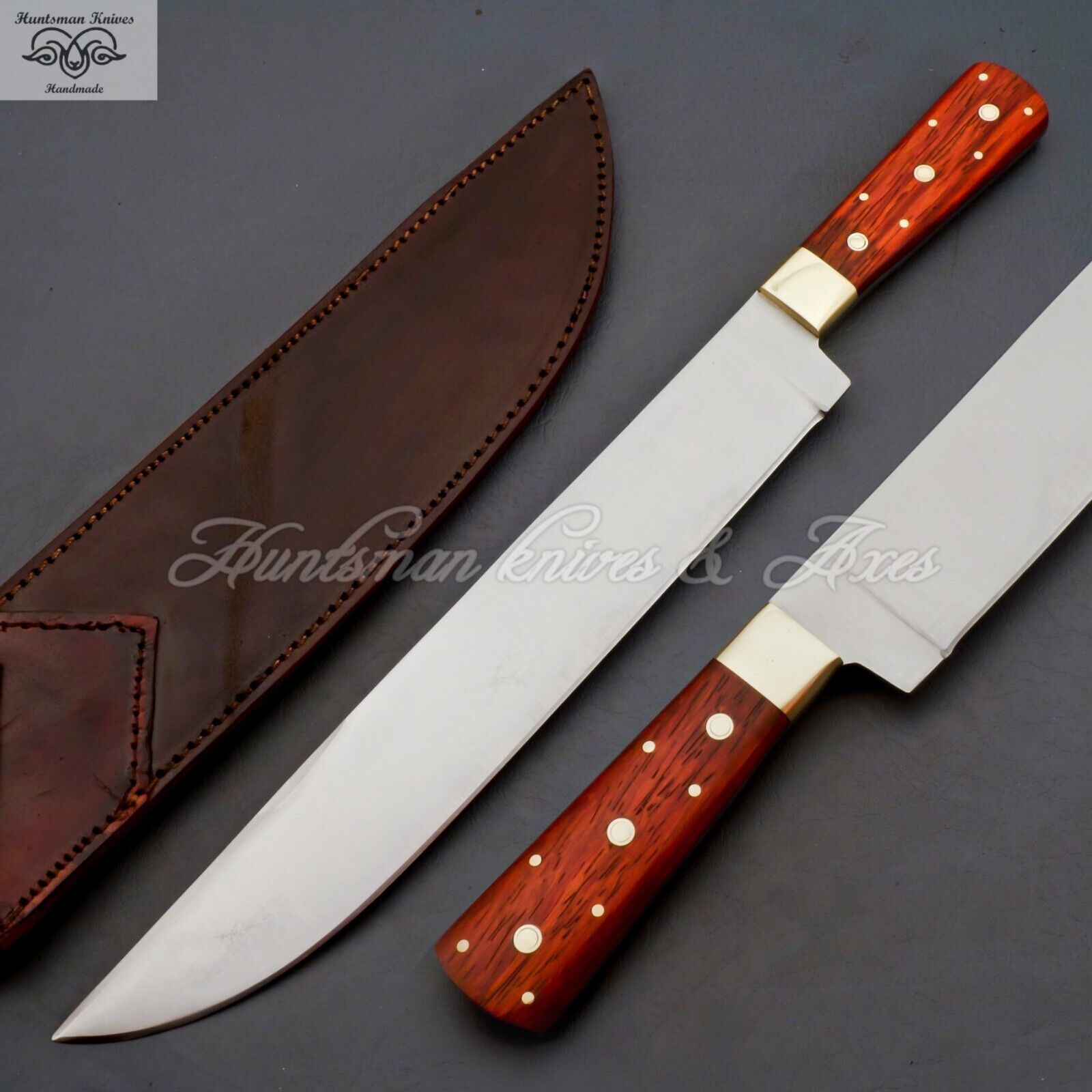 Custom Made Hand Forged 12c27 Steel Bark River Edwin Forrest Bowie Knife Replica