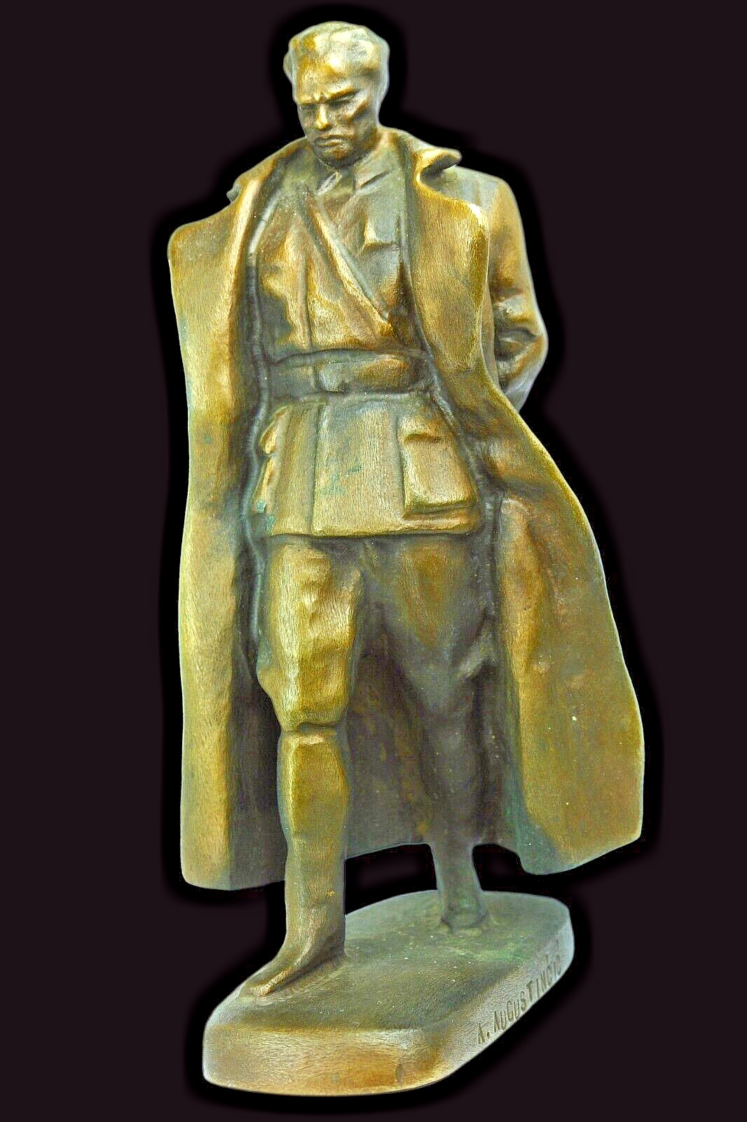 RARE 5kg Augustincic Bronze signed Sculpture TITO Josip Broz Yugoslavia
