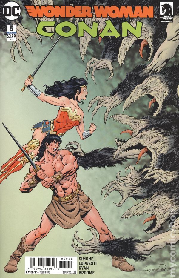 Wonder Woman Conan #5A Lopresti VF 8.0 2018 Stock Image
