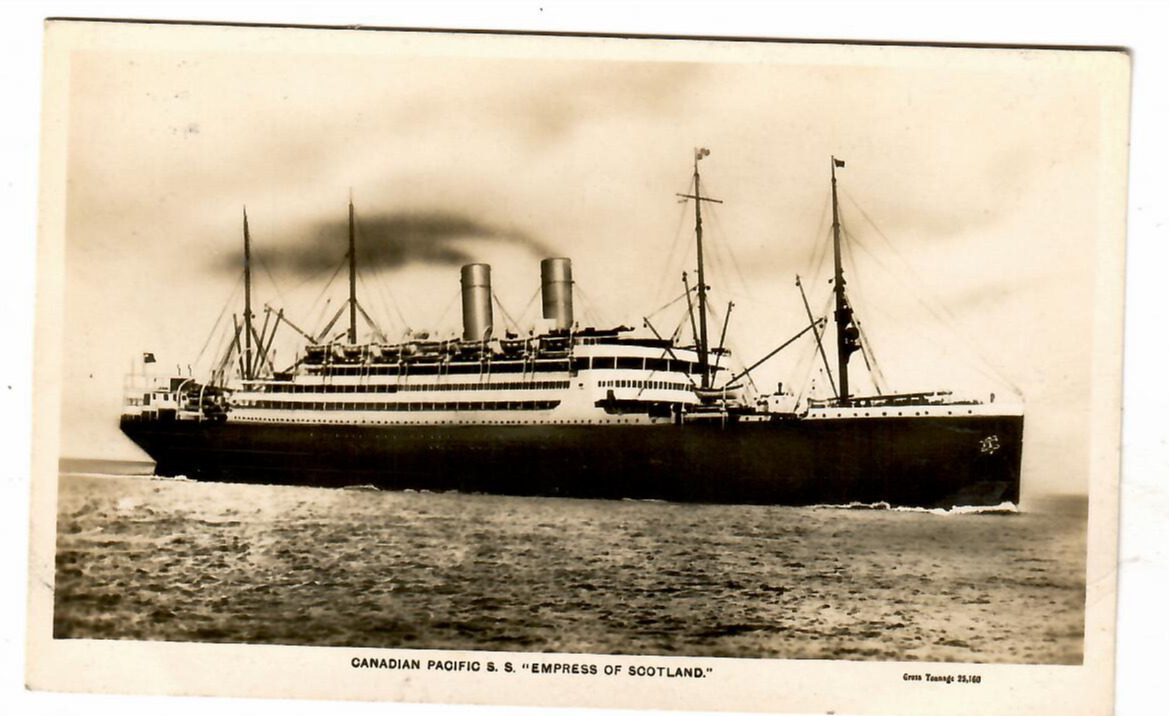EMPRESS OF SCOTLAND (1905)  - Canadian Pacific (Was KAISERIN AUGUSTE VICTORIA-05