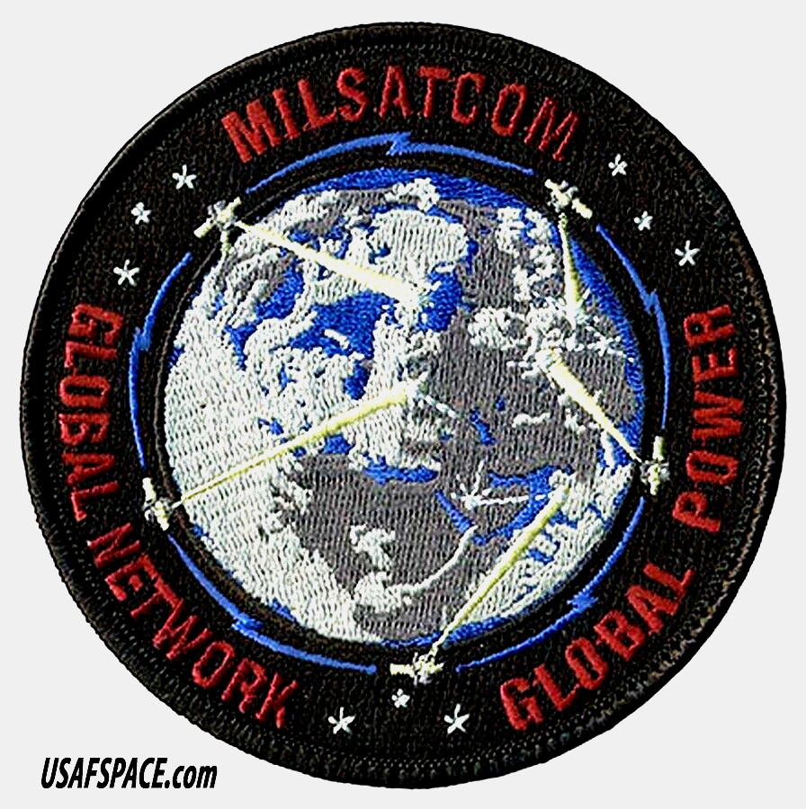 USSF MILSATCOM-MILITARY SATELLITE COMMUNICATIONS DIRECTORATE-DOD USAF- VEL PATCH