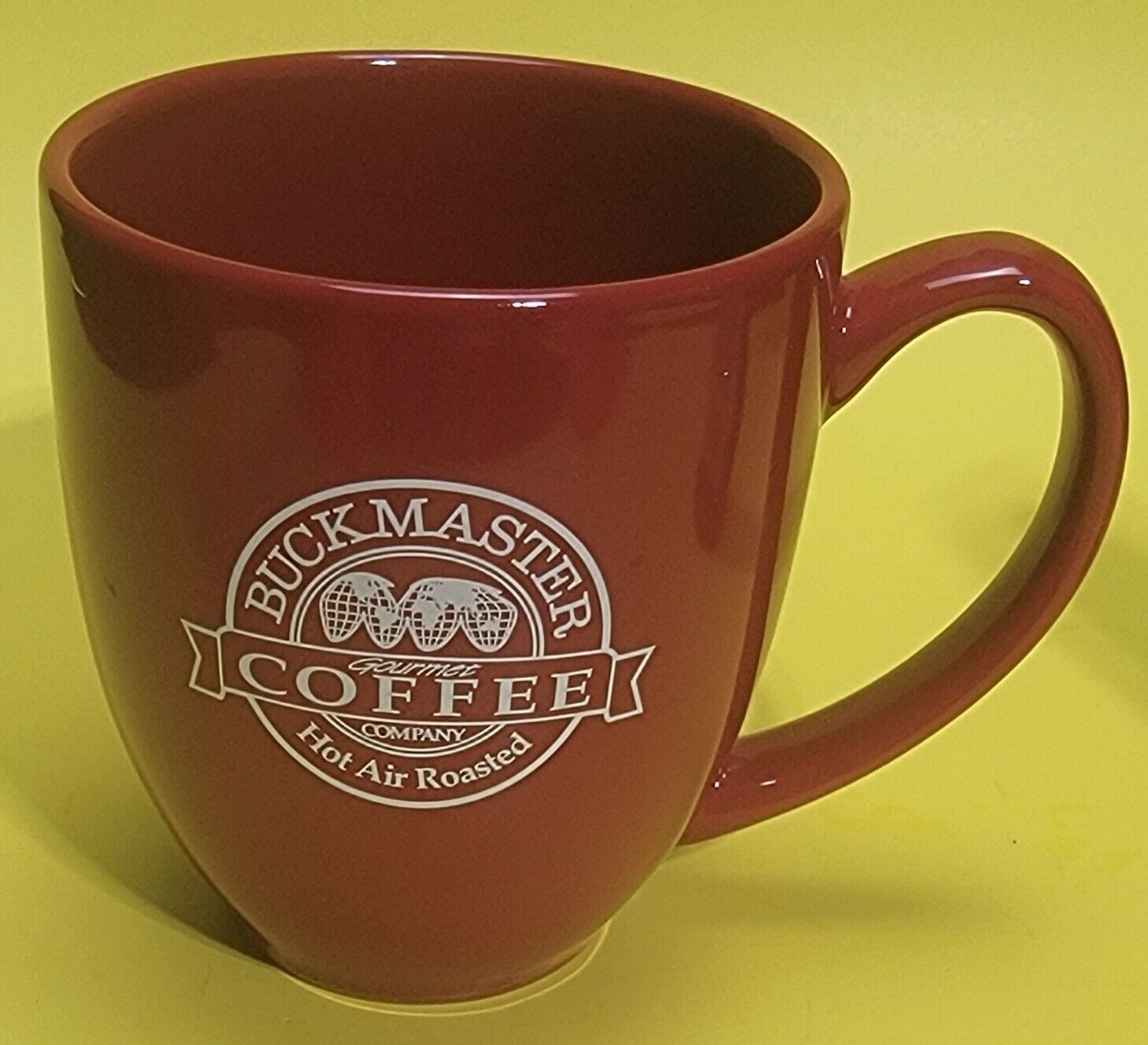 RARE BUCKMASTER COFFEE MUG large  Red  COMMERCIAL STYLE PORTLAND OR.