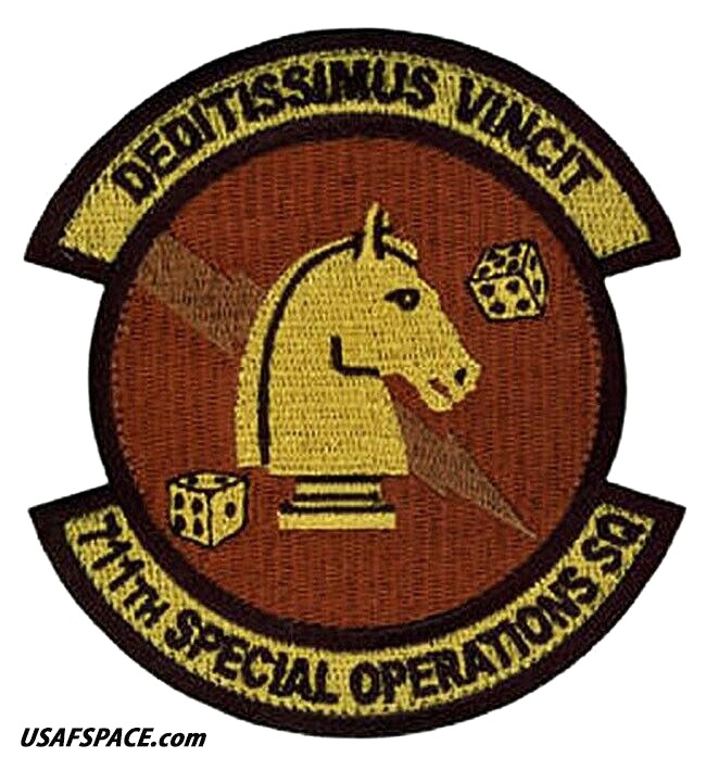 USAF 711TH SPECIAL OPERATIONS SQ -711 SOS-Duke Field-ORIGINAL OCP VEL PATCH