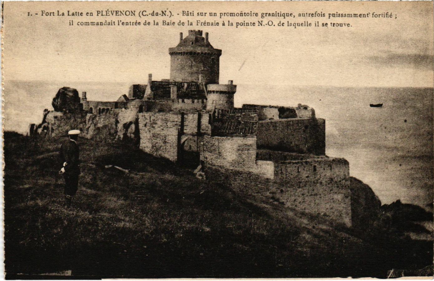 CPA Fort LA LATTE in PLEVENON - built on granitic promontory (994900)