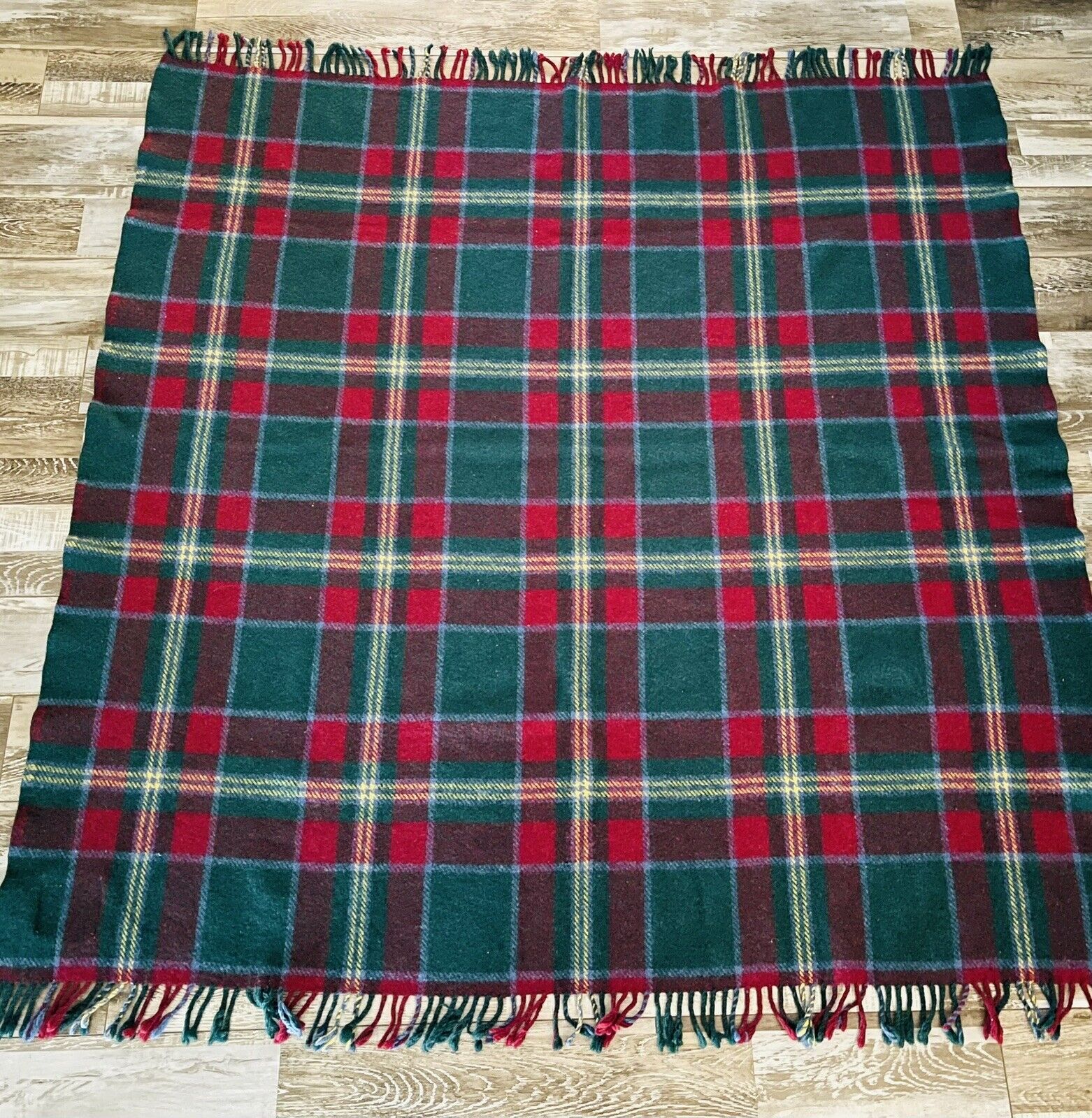 Highland Home Industries Wool Throw Blanket Scotland 55x52\