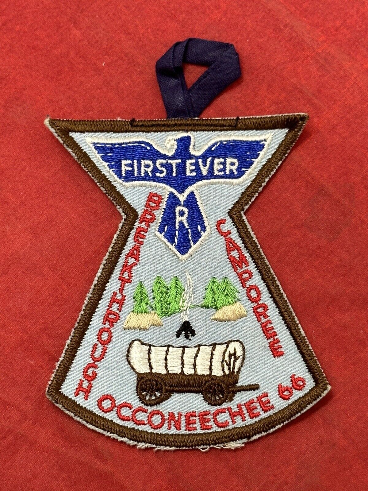 1966 First Ever Occoneechee Patch Boy Scout BSA Breakthrough Camporee VTG Unsewn