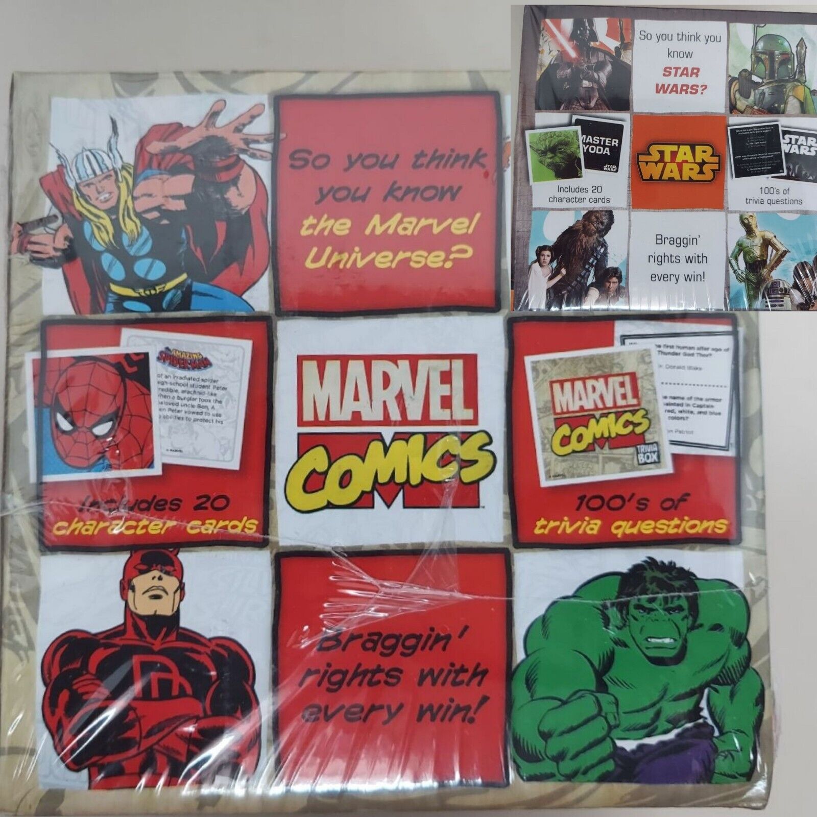 Marvel & Star Wars Trivia Boxes (Disney Owned)