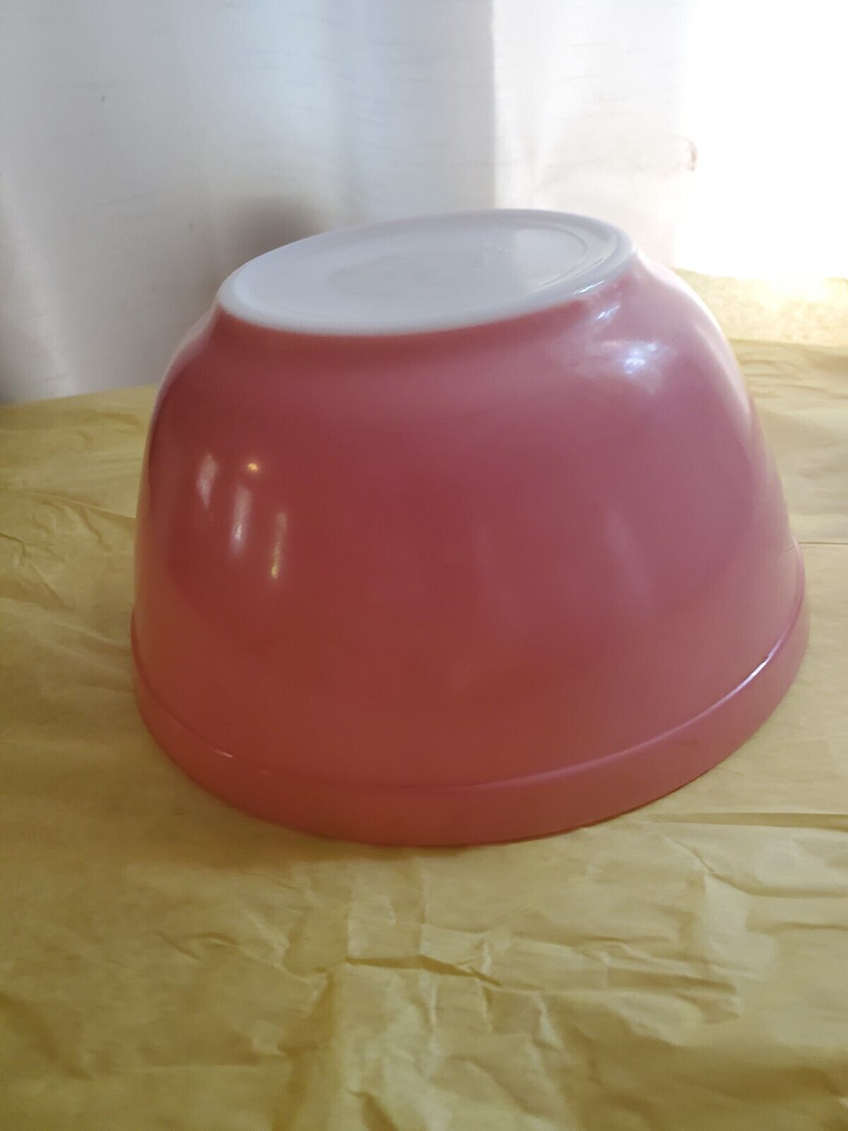 Vintage 1950\'s Pyrex Flamingo Pink #402 1 1/2 Qt. Nesting Mixing Bowl B6