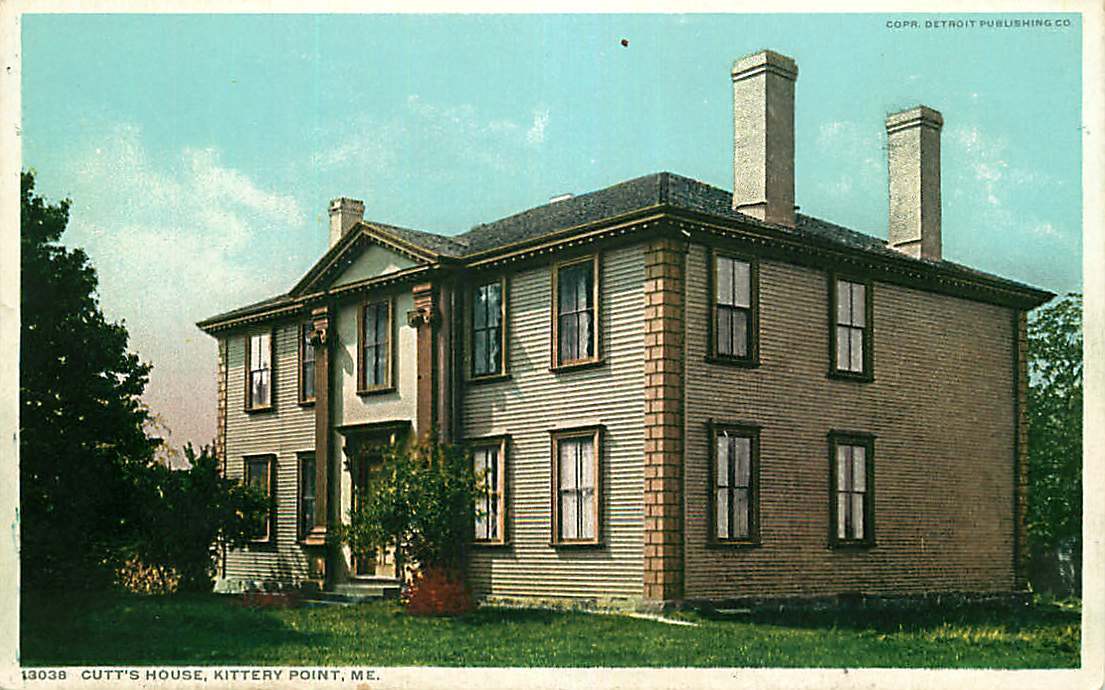 Postcard Cutt\'s House, Kittery Point, Maine - Detroit Publishing Company 13038