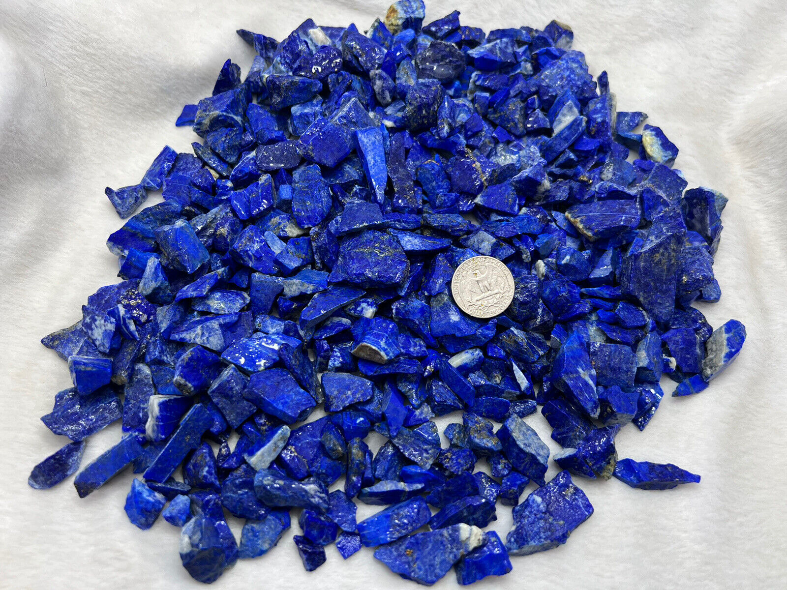 Natural Lapis Lazuli bulk 3kg rough gravel Crystal Rubles for Jewelry bead