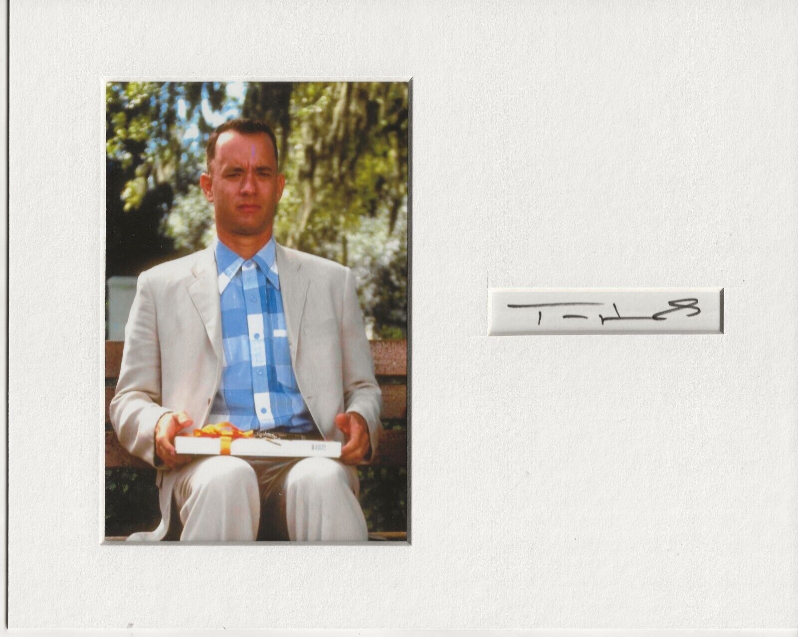 Tom Hanks forrest gump signed genuine authentic autograph UACC RD AFTAL COA
