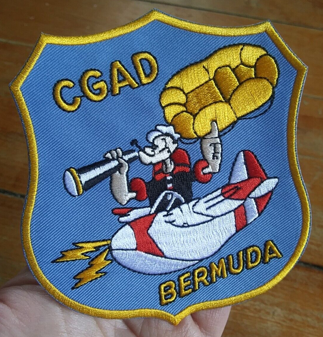 Coast Guard Air Detachment BERMUDA ~ POPEYE ~ USCG CGAD Military PATCH