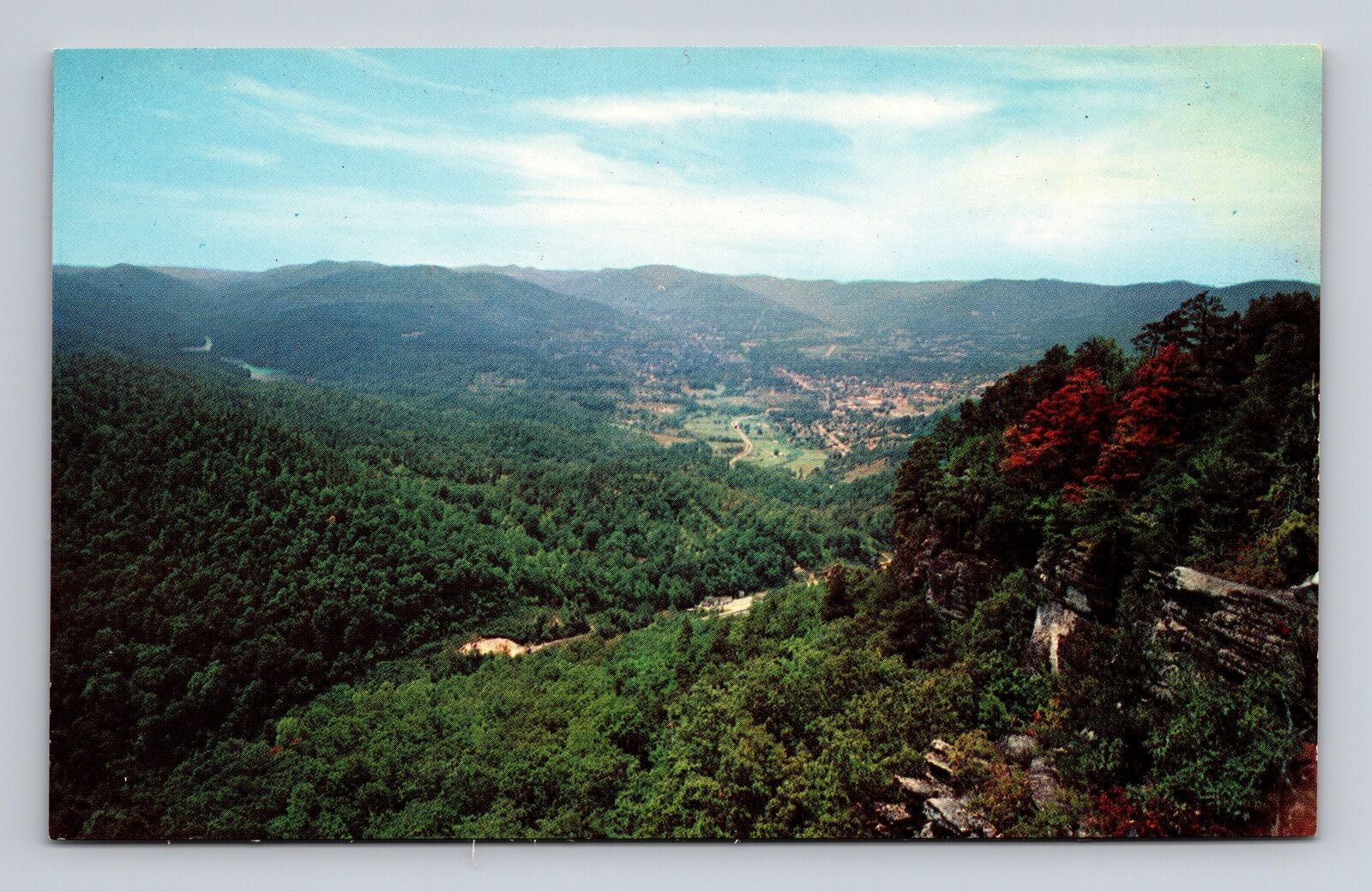 Postcard Cumberland Gap National Park KY Kentucky Scenic View f Pinnacle Mtn