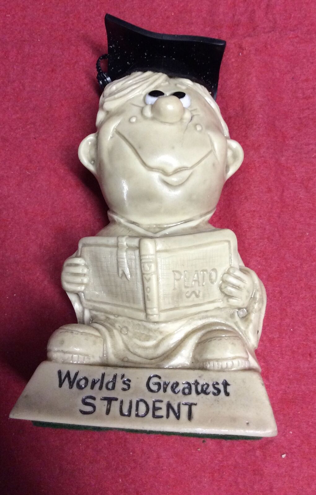 Vintage 6” World's Greatest Student Statue Berrie R&W 70s