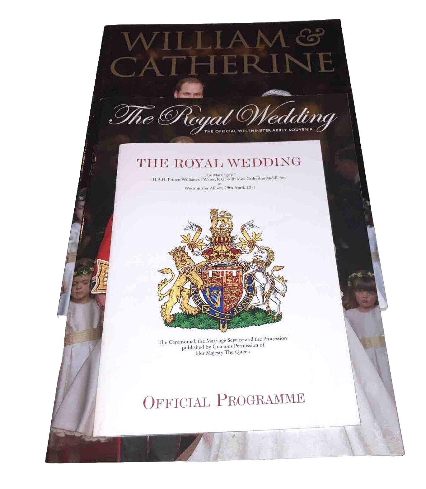 lot April 29, 2011 Prince William & Kate Middleton - wedding programme souvenir