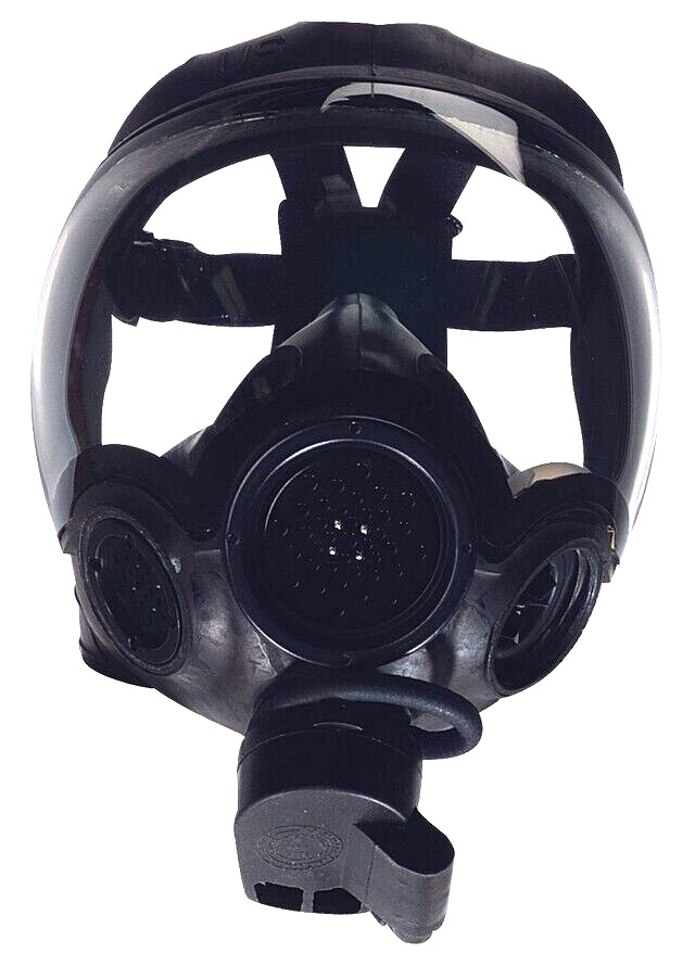 MSA Riot Control Gas Mask Millenium 10051288 - Size Large - Black - MSA 10051288