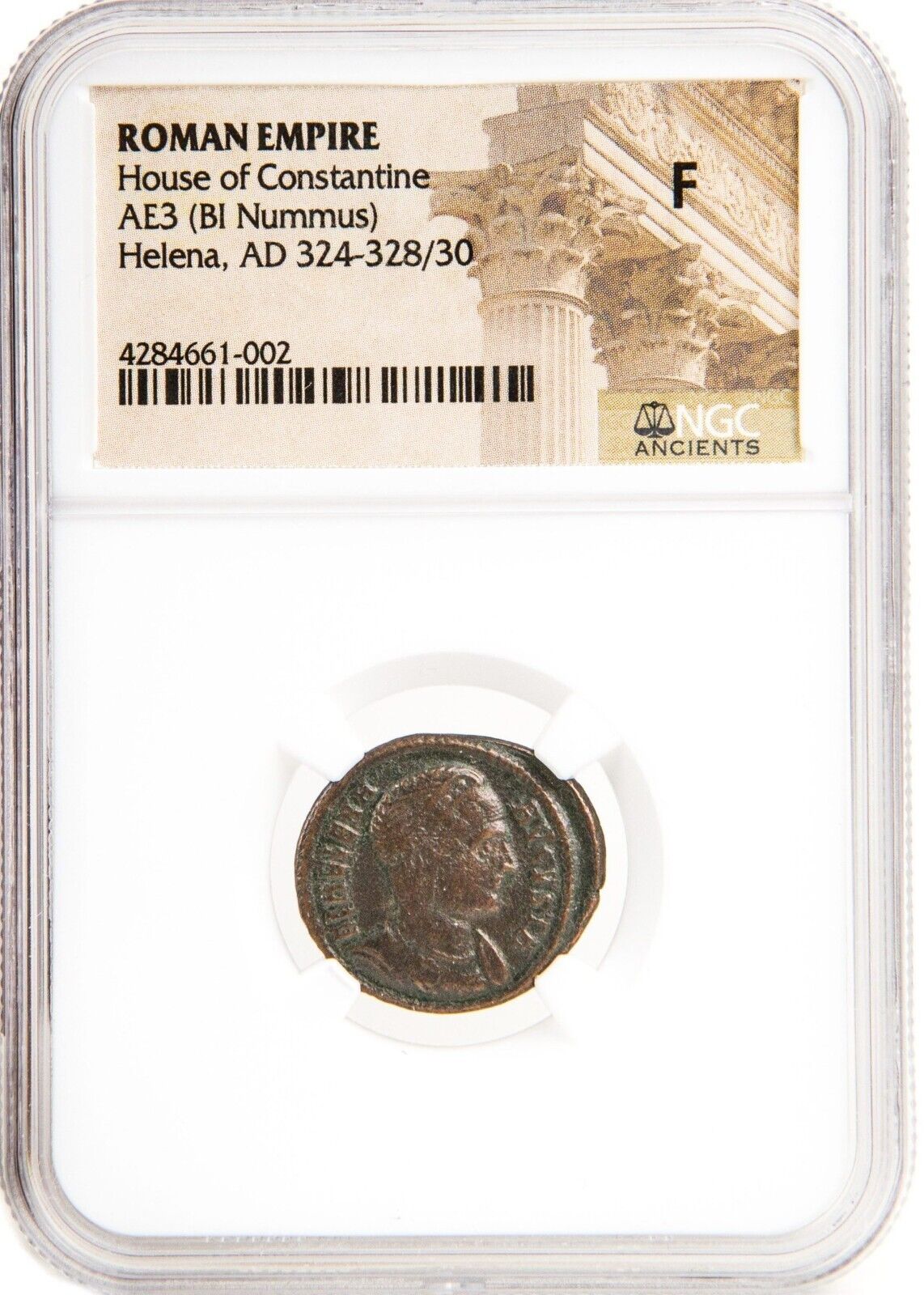 NGC ( F ) Roman AE3 of Helena (AD 324-337) Mother of Constantine the Great FINE