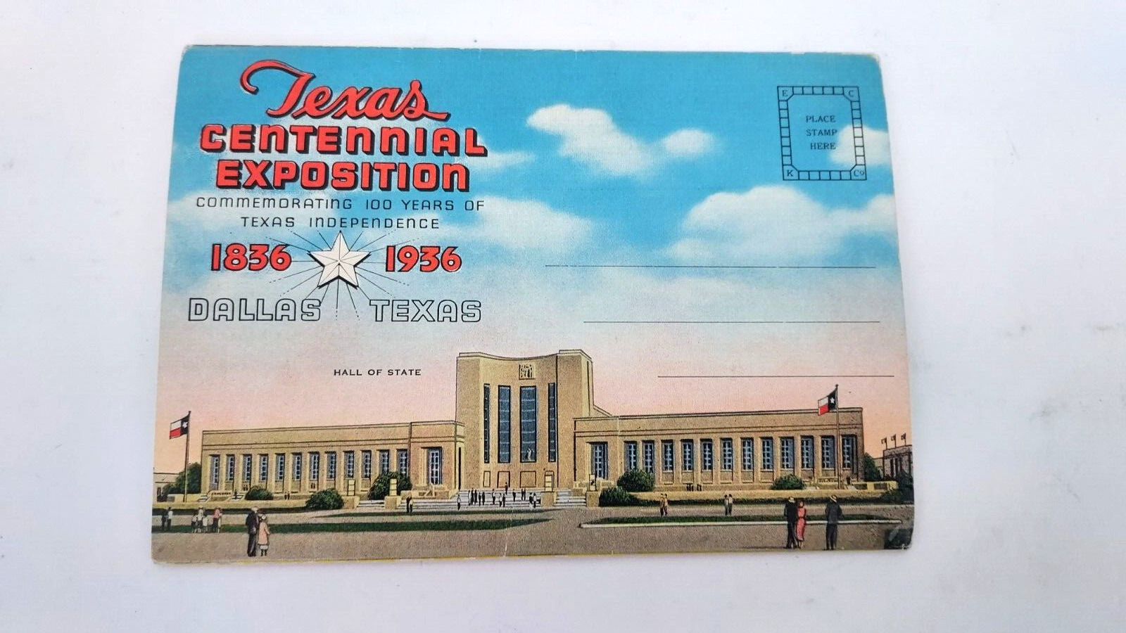 Texas Centennial Exposition 1836-1936  Post Card Album