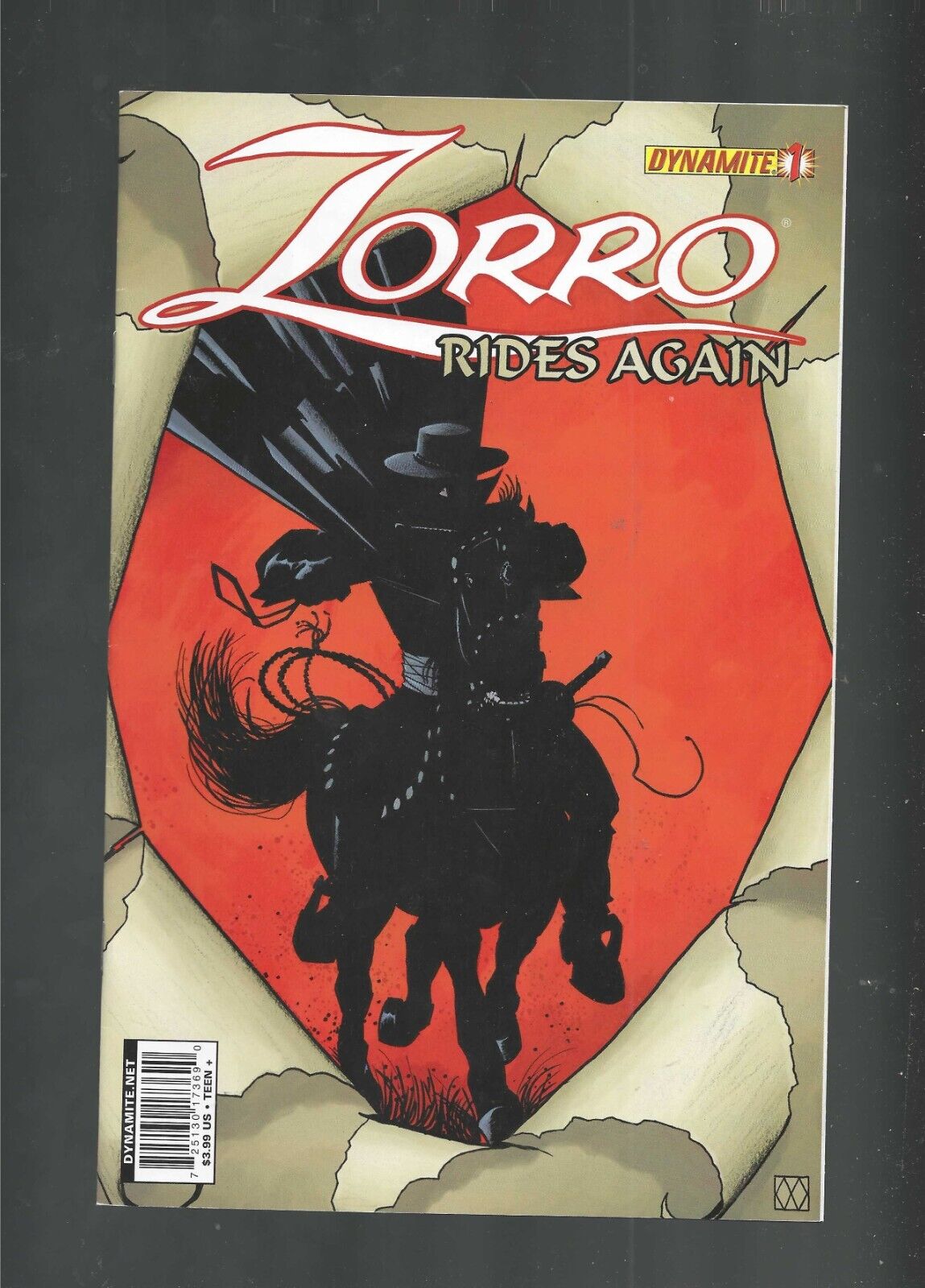 2011 Dynamite -First Printing-Zorro Rides Again #1=Matt Wagner Cover-NM