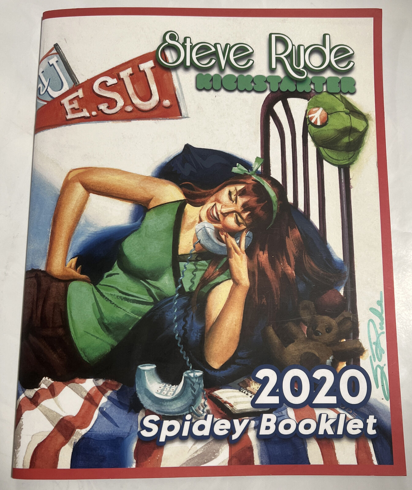 Steve Rude Kickstarter 2020 Spidey Booklet Signed