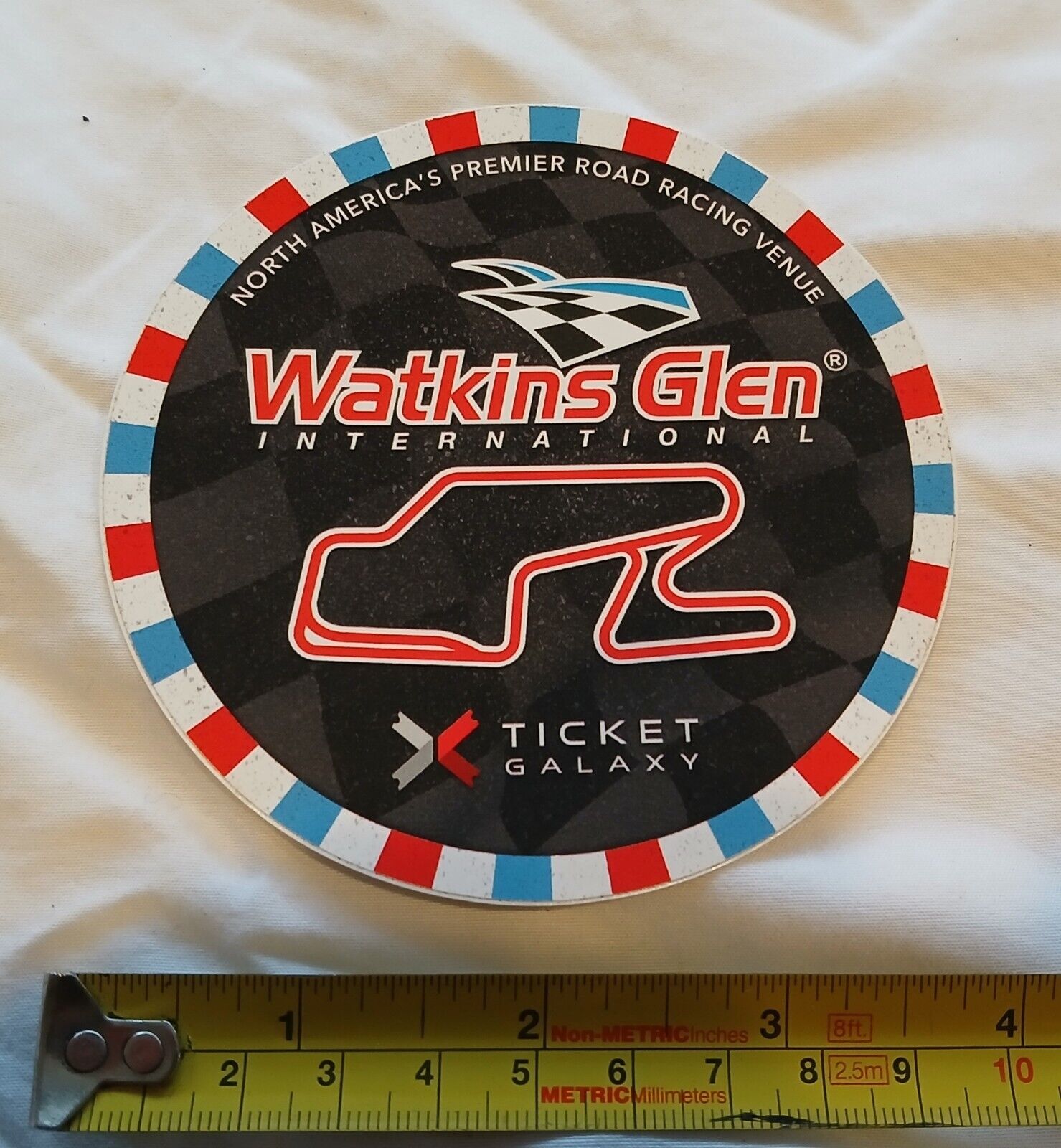 WATKINS GLEN RACE TRACK DECAL NASCAR NEW YOUR ROAD COURSE RACE CAR
