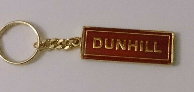 RARE Vintage DUNHILL cigarettes Red and Gold keychain