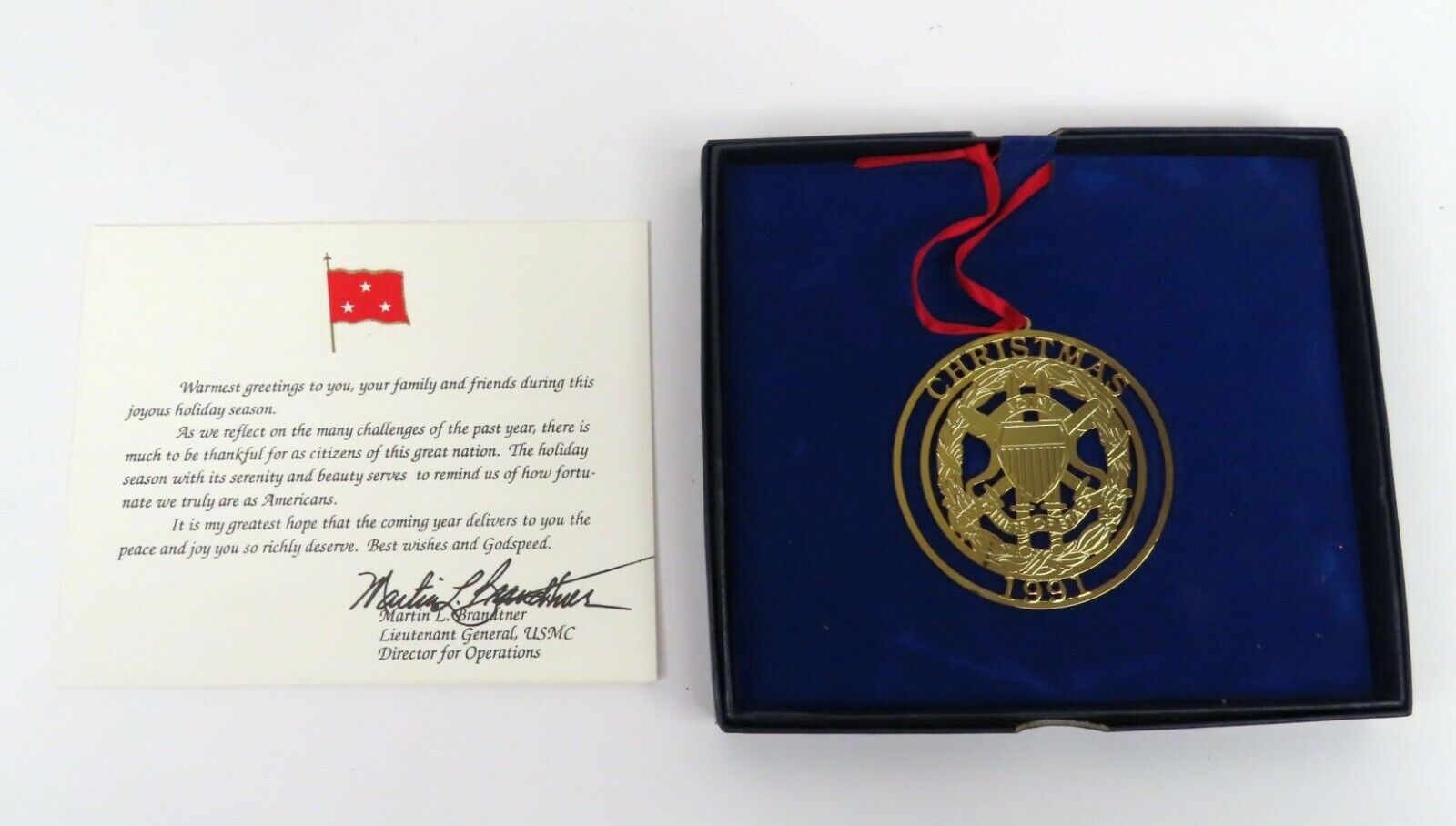 Joint Chiefs of Staff Christmas Ornament 1991 