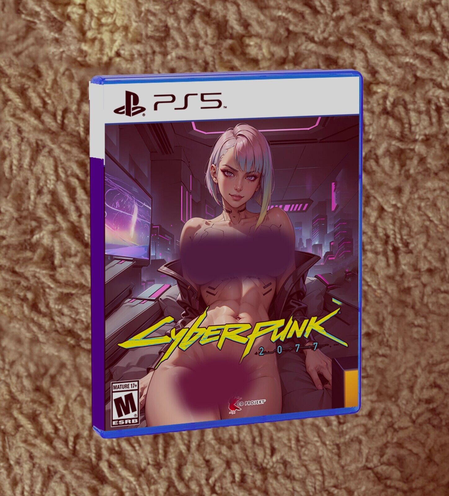 COVER ART ONLY Cyberpunk 2077 Ultimate Edition PS5 NO GAME NO CASE
