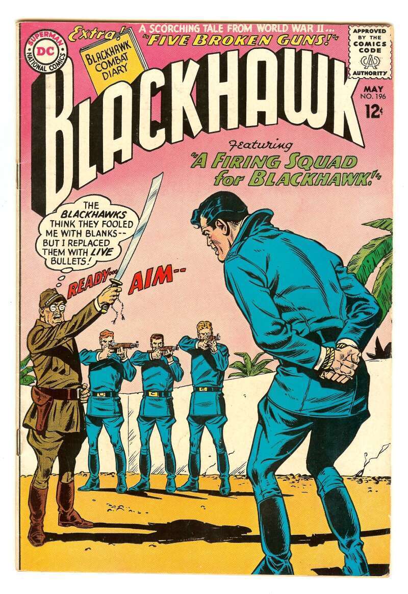 BLACKHAWK #196 6.5 // DICK DILLIN COVER DC COMICS 1964