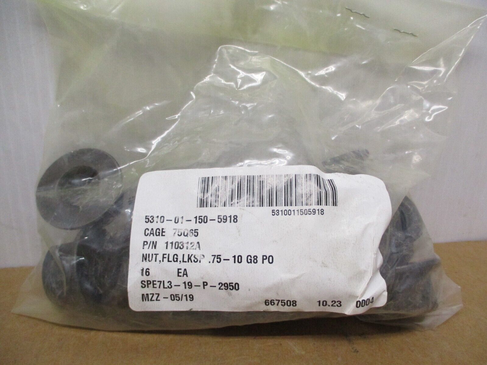 NOS Bag of 16 Wheel Nuts, 5310-01-150-5918 HEMTT Oshkosh