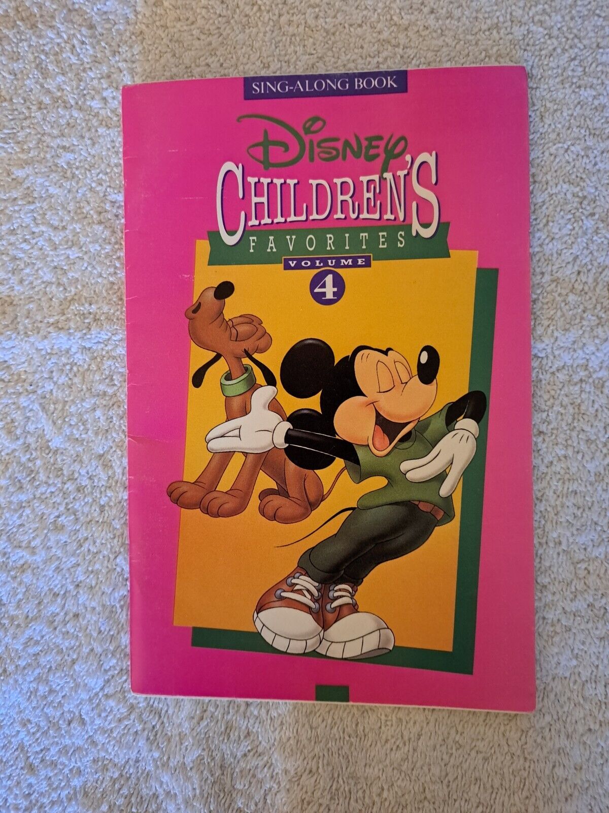DISNEY Children's Favorites Volume 4  Cassette tape and sing a-long book