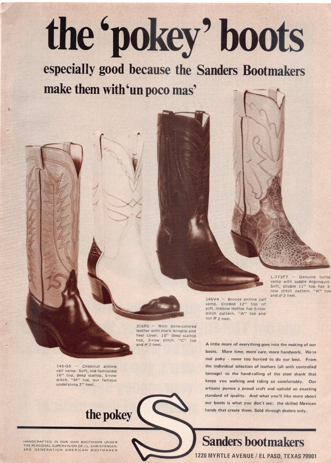 Sanders Bootmakers Pokey Boots \