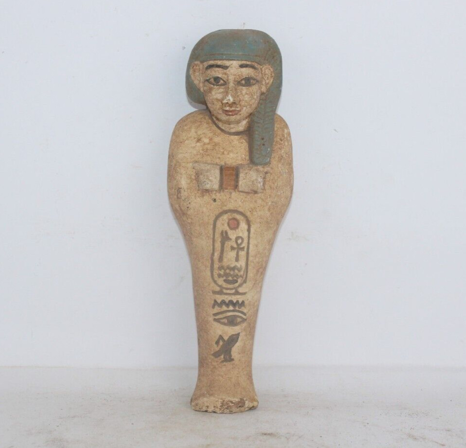 SHABTI OF ANCIENT EGYPTIAN ANTIQUE Queen Ushabti Statue Pharoh Servant  (BS)